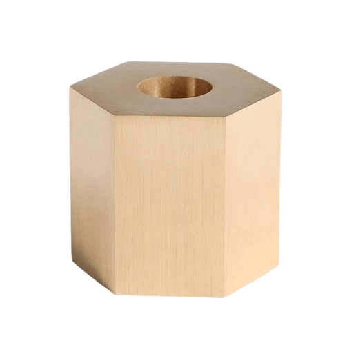 BRASS MODERN CANDLE HOLDER